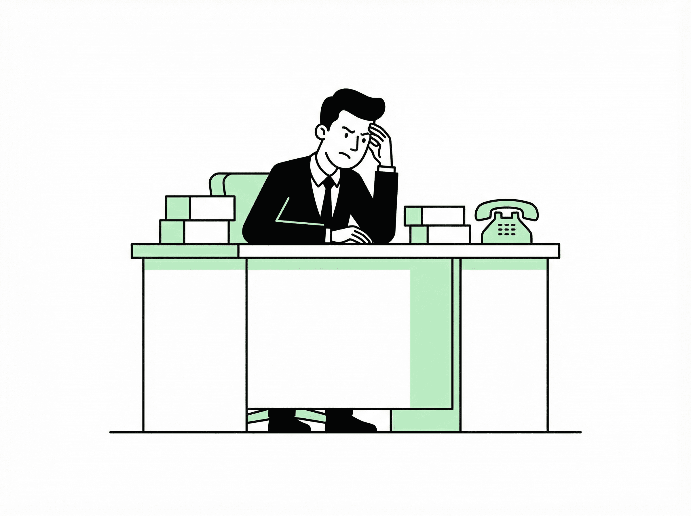 福祉用具店舗で相談を受けるスタッフのイラスト